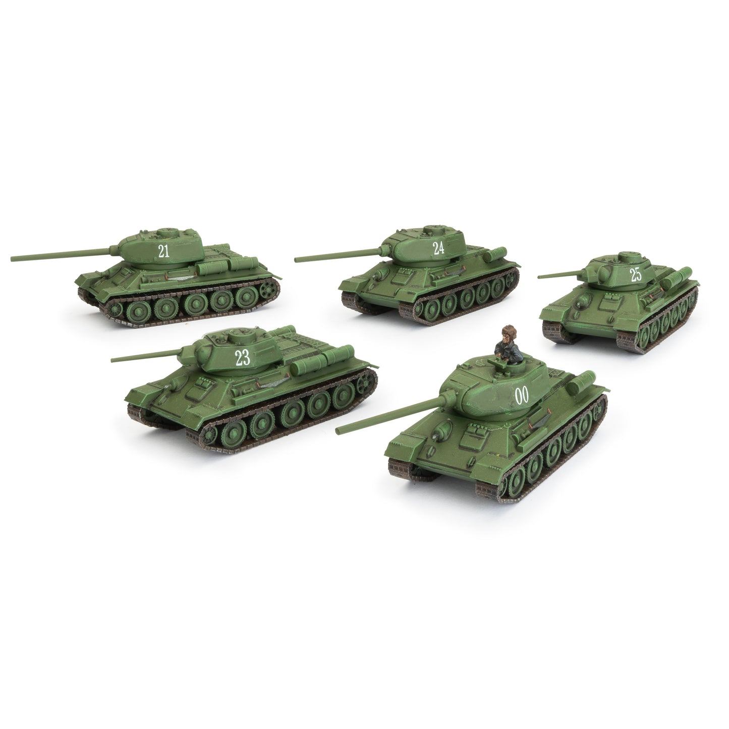 T-34 Tank Company (Late War x5 Tanks Plastic)
