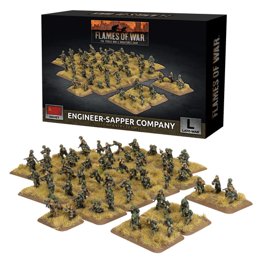 Engineer-Sapper Company (Late War x67 Figures Plastic)