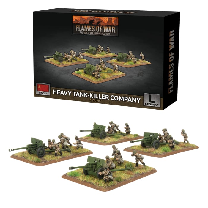 Heavy Tank-Killer Company (Late War x4 Guns Plastic)