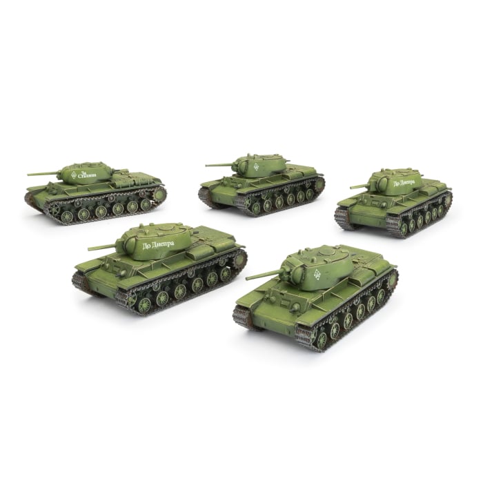 KV Tank Company (Late War x5 Tanks Plastic)