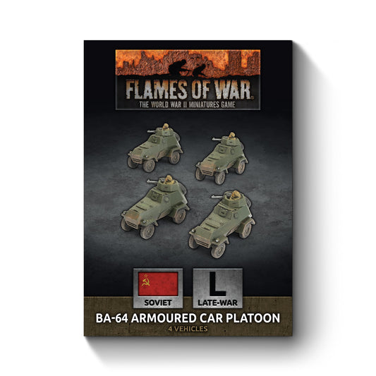 BA-64 Armoured Car Platoon (Late War x4 Tanks Plastic)