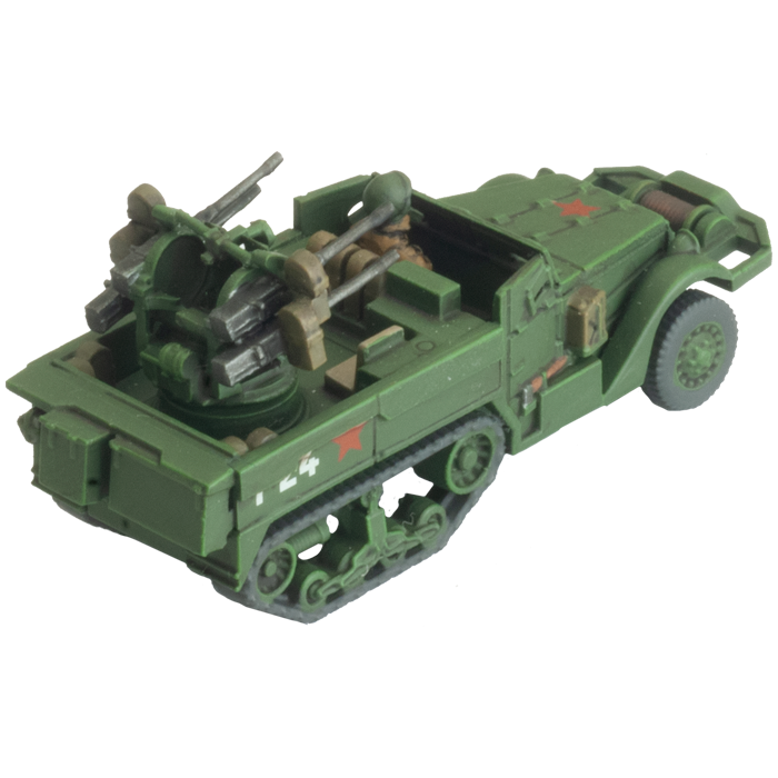 ZSU M17 Anti-Aircraft Platoon (Late War x3 Tanks Plastic)
