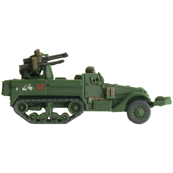 ZSU M17 Anti-Aircraft Platoon (Late War x3 Tanks Plastic)