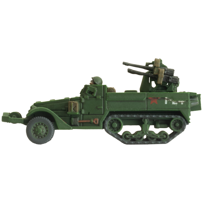 ZSU M17 Anti-Aircraft Platoon (Late War x3 Tanks Plastic)