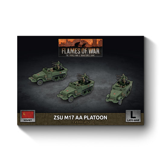 ZSU M17 Anti-Aircraft Platoon (Late War x3 Tanks Plastic)