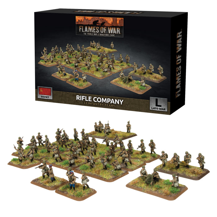 Rifle Company (Late War x132 Figures Plastic)