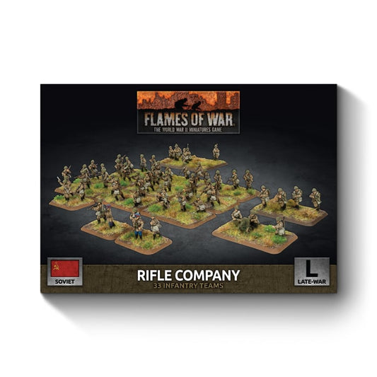 Rifle Company (Late War x132 Figures Plastic)
