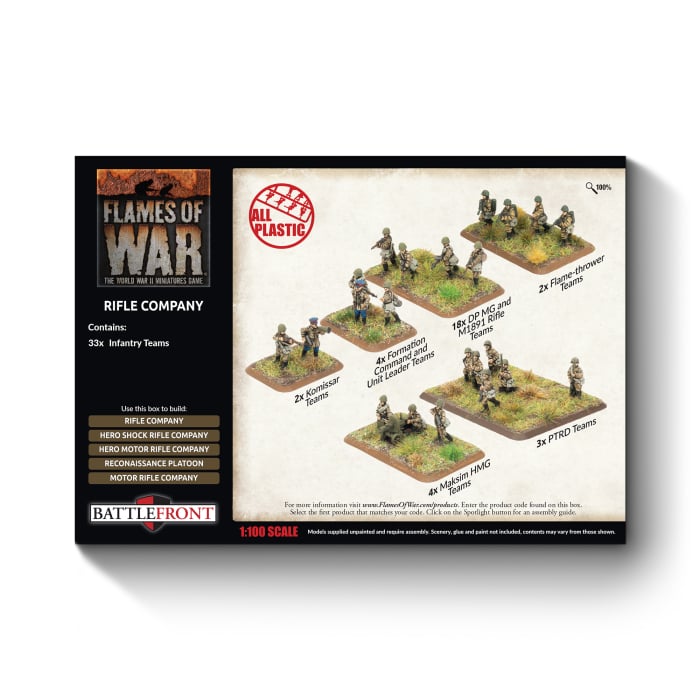 Rifle Company (Late War x132 Figures Plastic)
