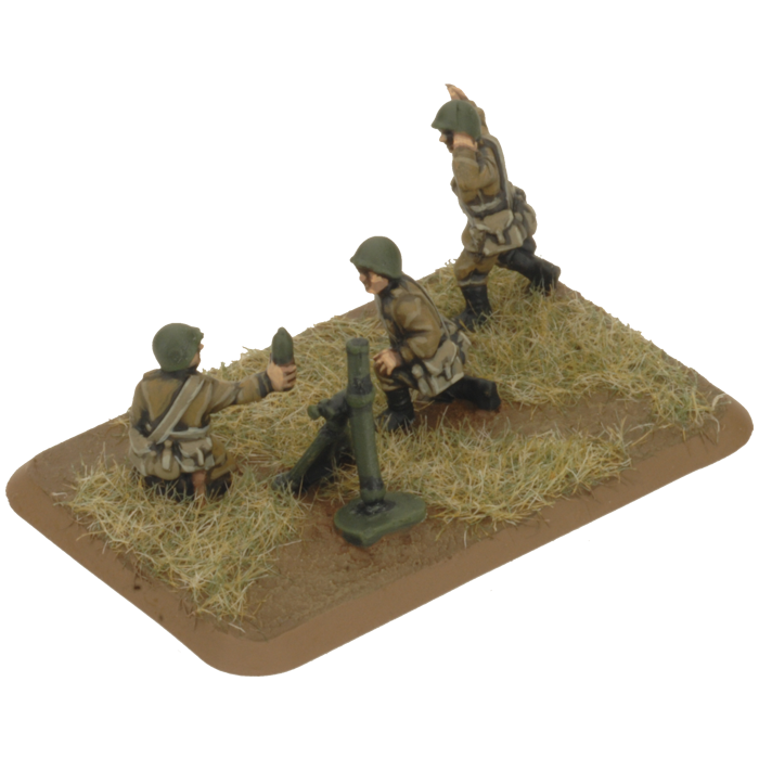 82mm And 120mm Mortar Company (Mid War x6 Guns Plastic)
