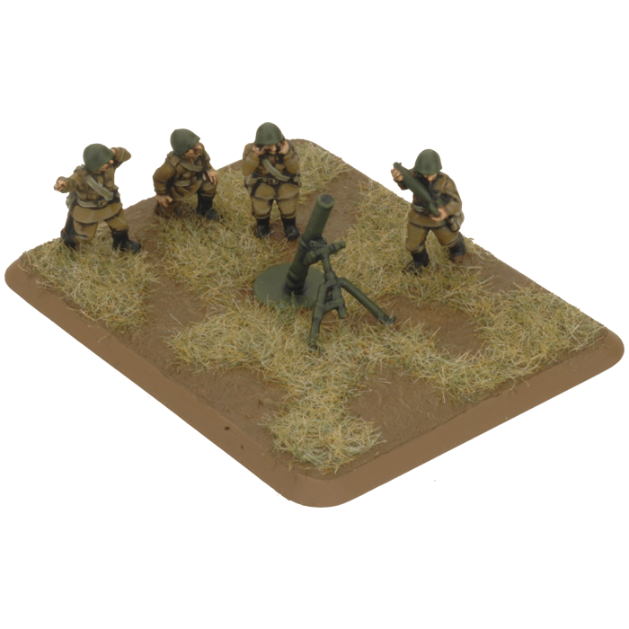 82mm And 120mm Mortar Company (Mid War x6 Guns Plastic)