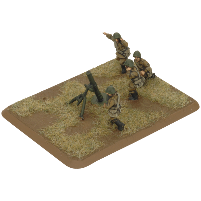 82mm And 120mm Mortar Company (Mid War x6 Guns Plastic)