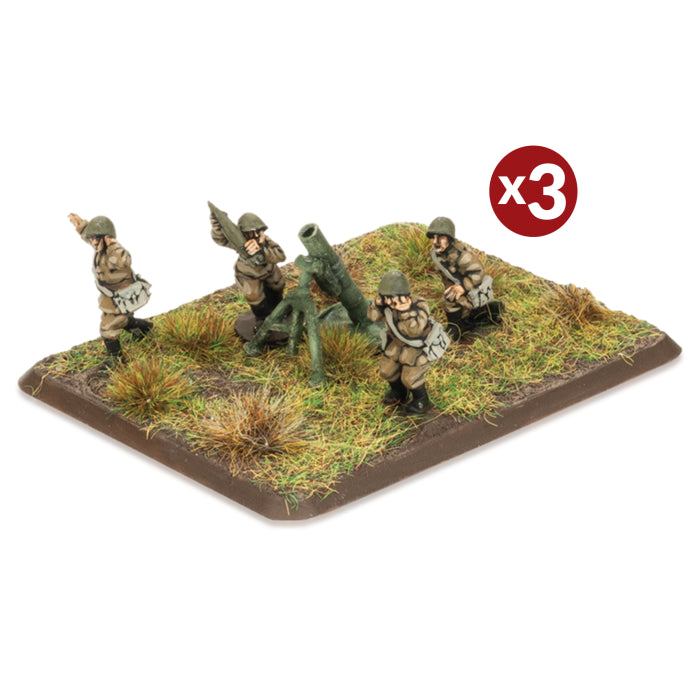 82mm And 120mm Mortar Company (Mid War x6 Guns Plastic)