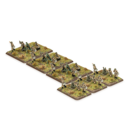 82mm And 120mm Mortar Company (Mid War x6 Guns Plastic)