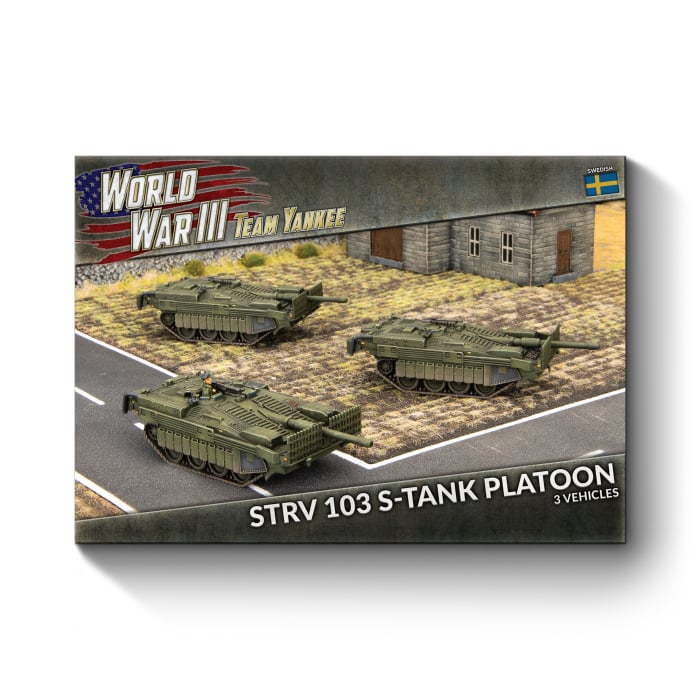Strv 103 S-tank Platoon (x3 Plastic)