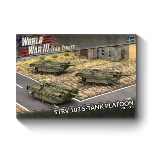 Strv 103 S-tank Platoon (x3 Plastic)