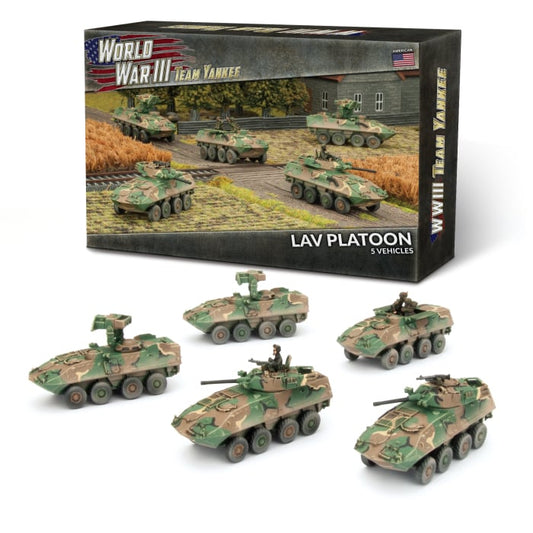 LAV Platoon (WWIII x5 Tanks Plastic)