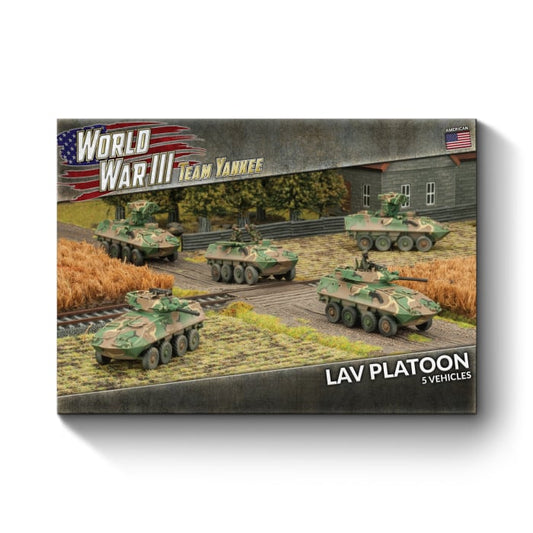 LAV Platoon (WWIII x5 Tanks Plastic)