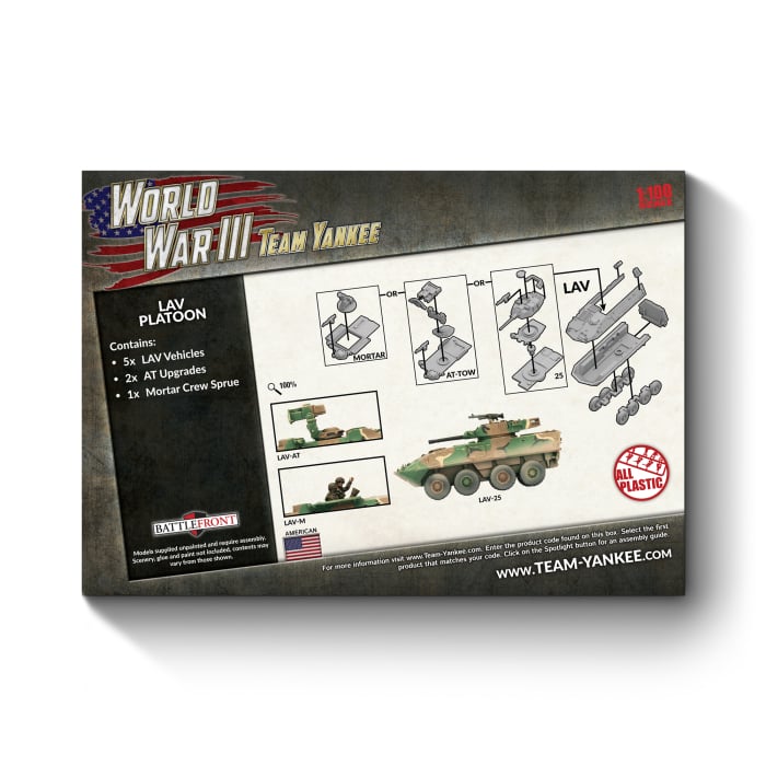 LAV Platoon (WWIII x5 Tanks Plastic)
