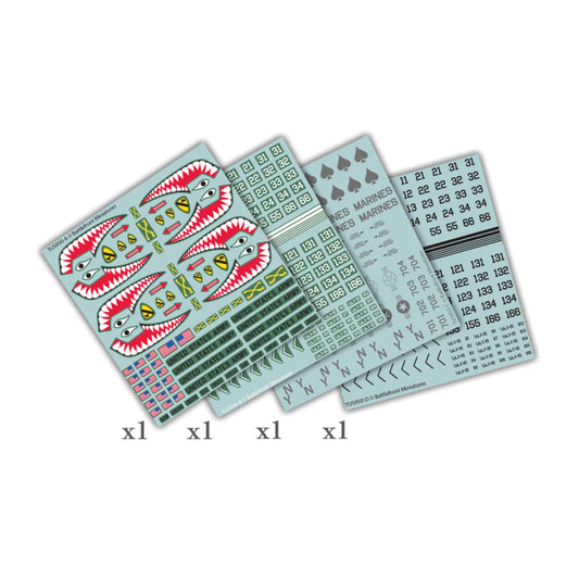 American Decal Set (WWIII x4 Sheets)