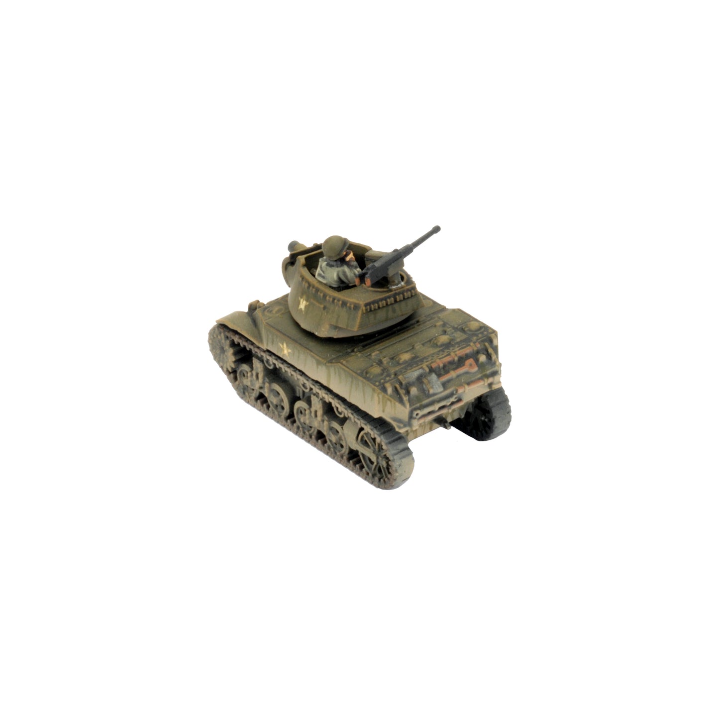 M5 Stuart Light Tank Platoon (Late War x5 Tanks Plastic)Contains five M5 Stuart tanks