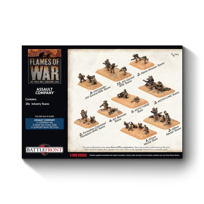 Assault Company (Late War x88 Figures)