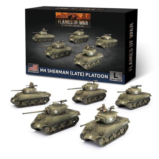 M4 Sherman (Late) Platoon (x5 Plastic)