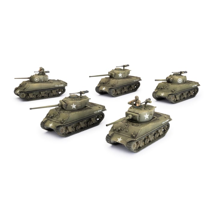 M4 Sherman (Late) Platoon (x5 Plastic)