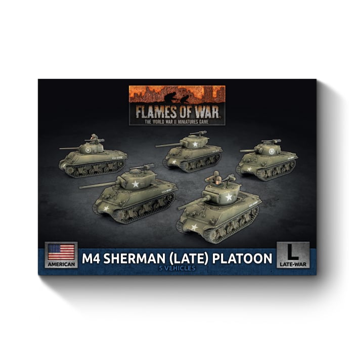 M4 Sherman (Late) Platoon (x5 Plastic)