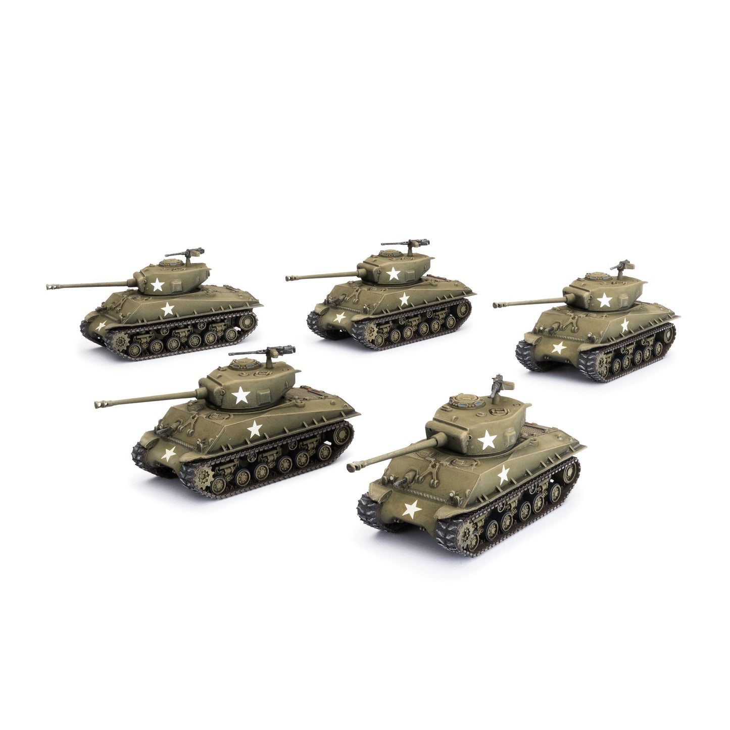 M4 Easy Eight (76mm) Platoon (x5 Plastic)