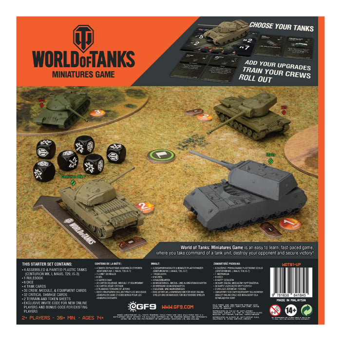 World of Tanks Starter Set (Maus, T29, IS-3, Centurion)