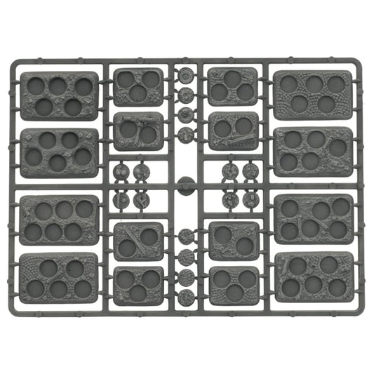 Plastic Bases - Rubble (x12 Small x16 Medium)