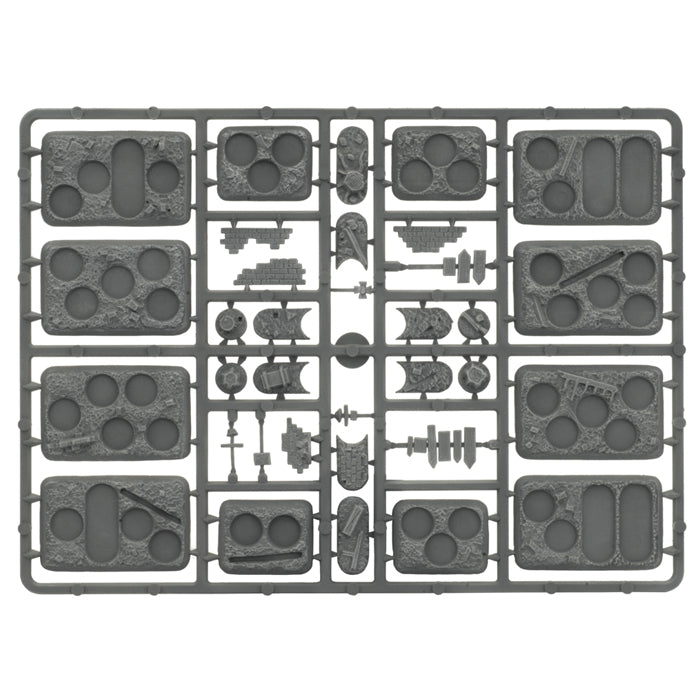 Plastic Bases - Rubble (x12 Small x16 Medium)